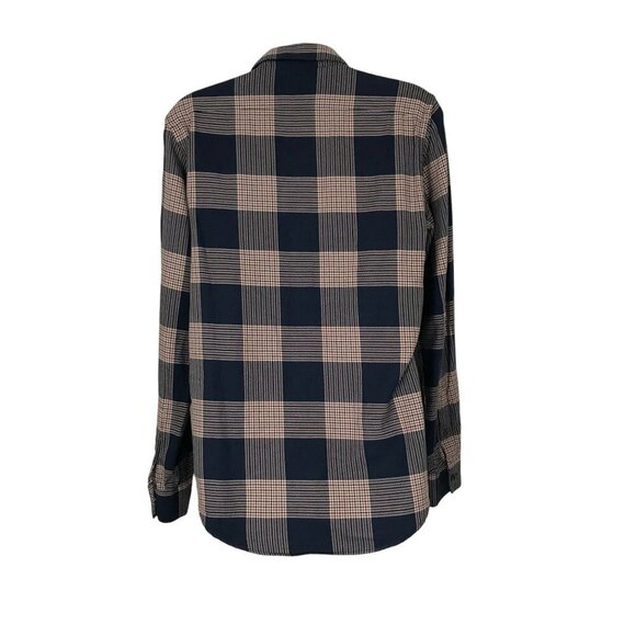 Sandro Paris Men's Plaid 100% Cotton Button Down Shirt Size XS - Picture 5 of 7